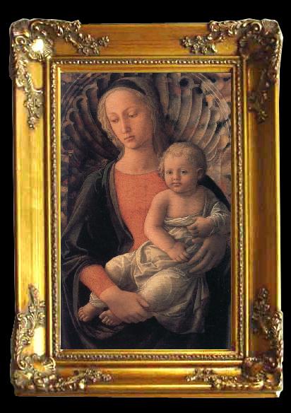 framed  Fra Filippo Lippi Madonna and Child, Ta092